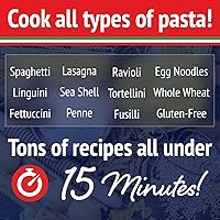 Vista 4 de Fasta Pasta Cocina de pasta para microondas, el original (2 unidades): cocina hasta 4 porciones, sin ensuciar, pegar o esperar a que hierva, pasta