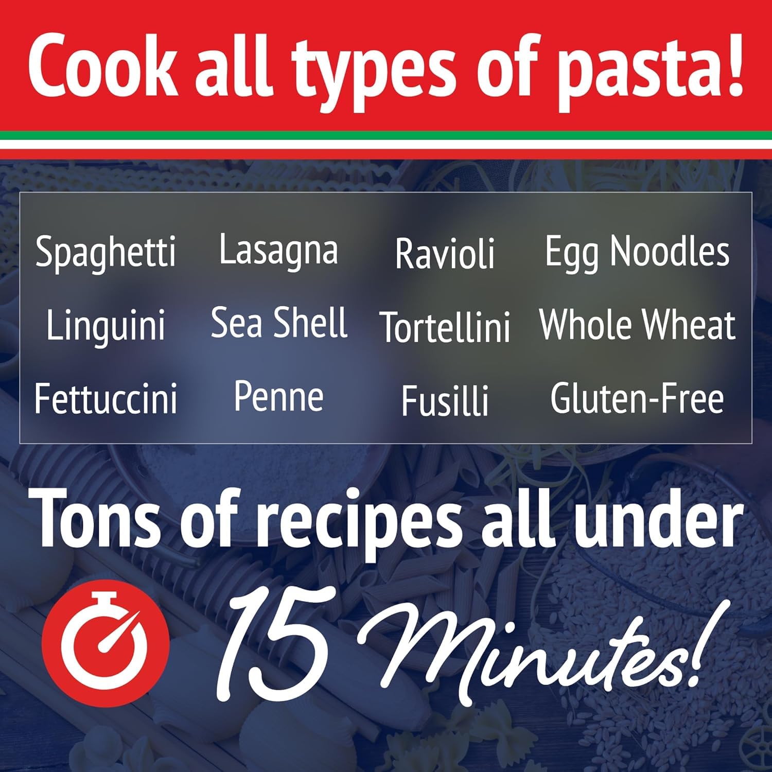 Fasta Pasta Olla de pasta para microondas, paquete de 2, el original sin ensuciar, pegar o esperar a hervir