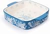 Baking Dish Ceramic Brownie Pan 9x9 Baking Pan Casserole Dish Lasagna Pan Square Rose Bakeware Sets
