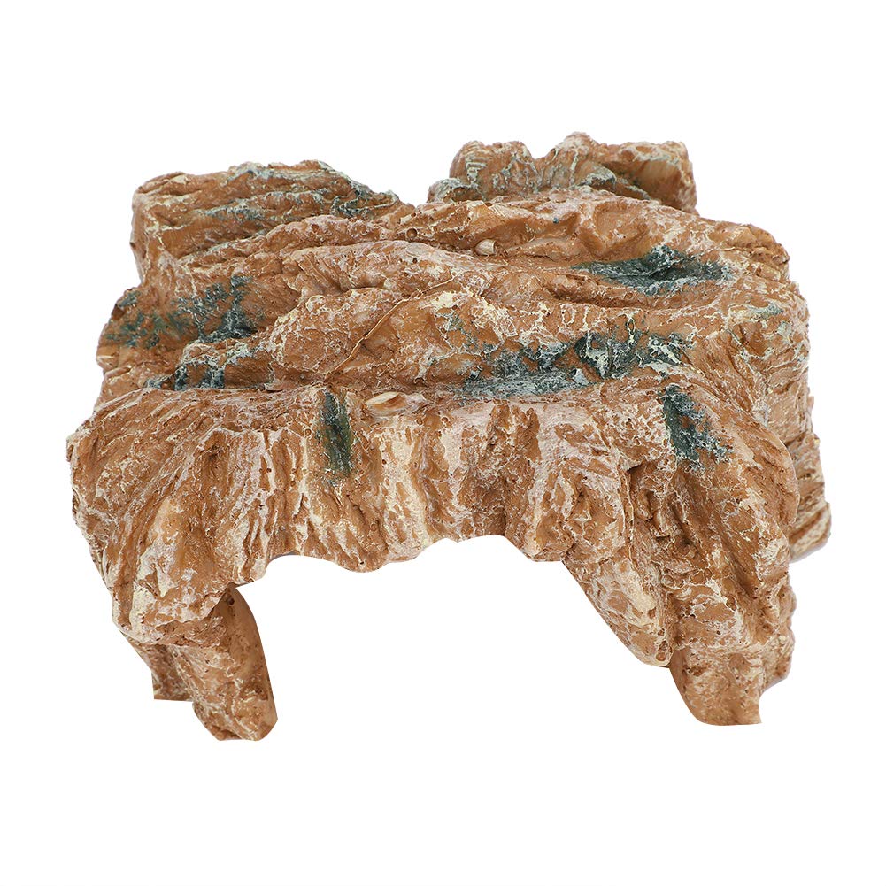 Tortoises Hiding Cave, Resin Rockery Hide Rock Climbing Basking Cave, Hideouts for Landscape Decoration