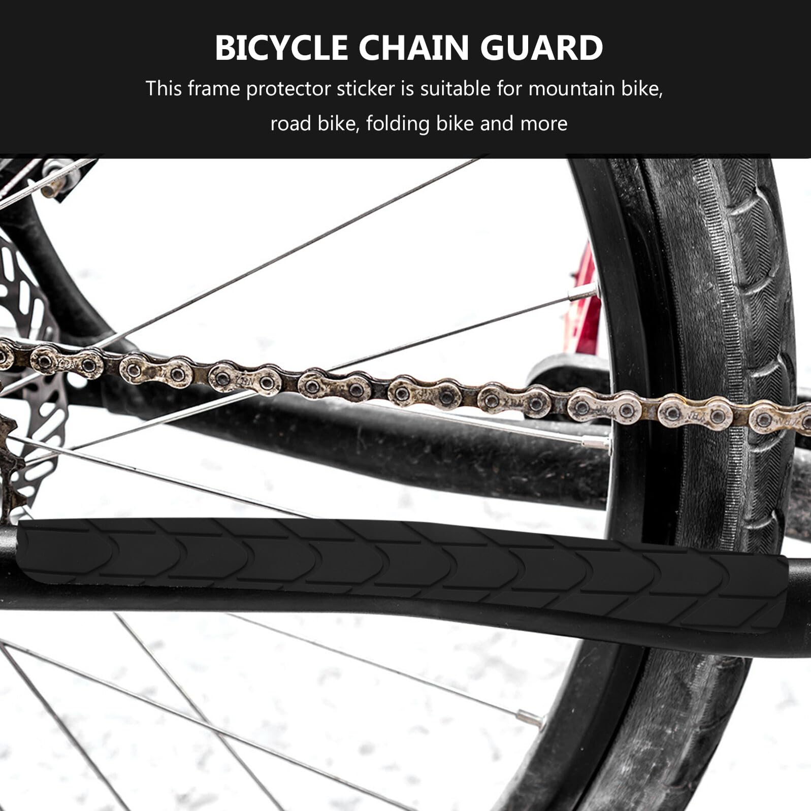 Healeved Adesivo Protettivo per Telaio Bici in Silicone Trasparente Nastro Protettivo Anti-Sfregamento per Bici da Esterno Pellicola Protettiva Resistente per Protezione Completa del