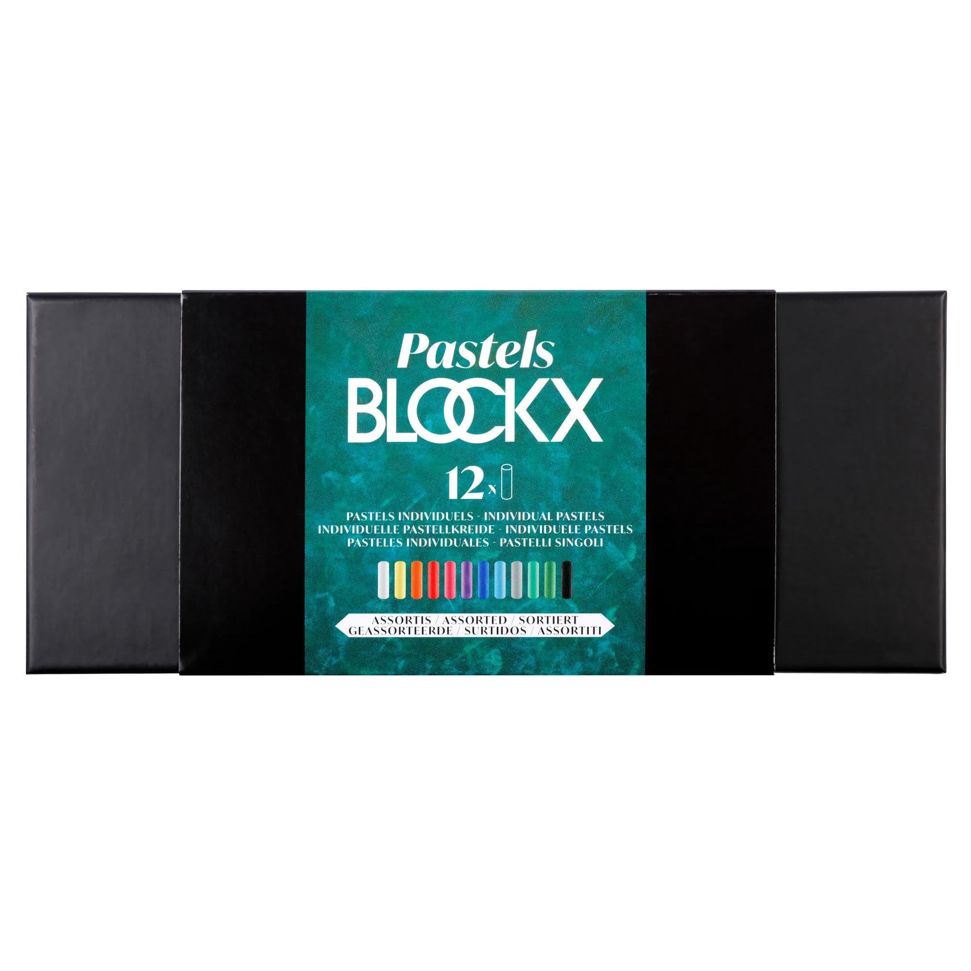 BLOCKX 12912ABXC pasteli suchych 12 kolorów Mix Classic