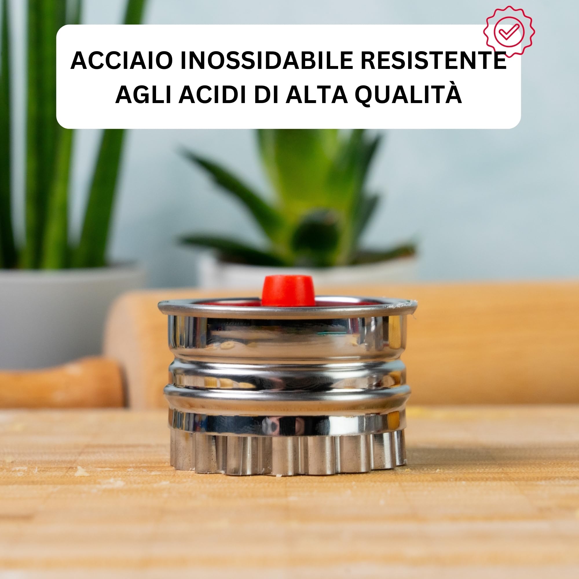Westmark - 3 Pz. Formine Per Biscotti A Forma Di Anello Ondulato D 4 5 6 Cm