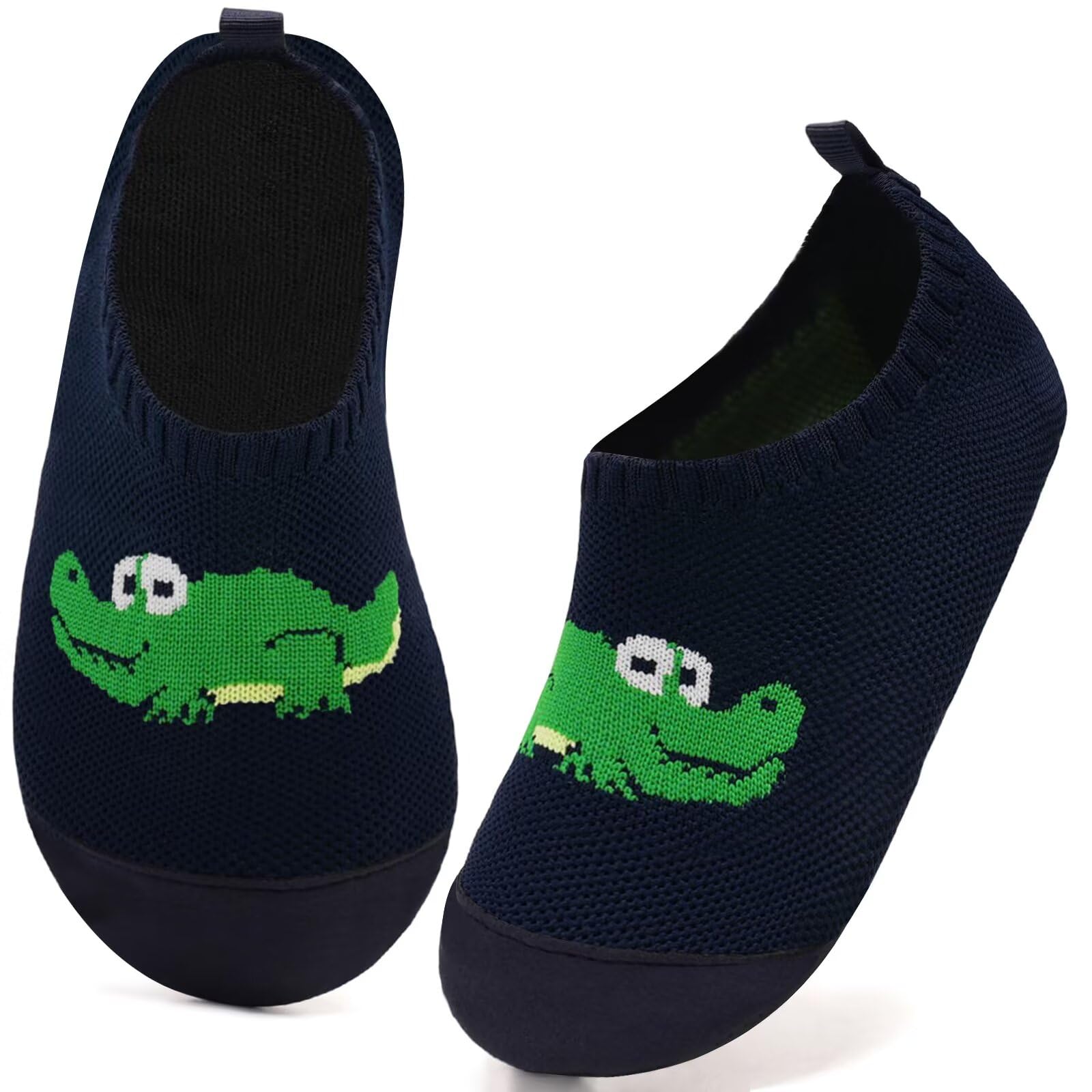Kyopp Hausschuhe Kinder Junge Mädchen Pantoffeln Atmungsaktive Rutschfest Turnschläppchen Weich Barfussschuhe für Lauflernschuhe Kindergarten Slippers Gr.20-35