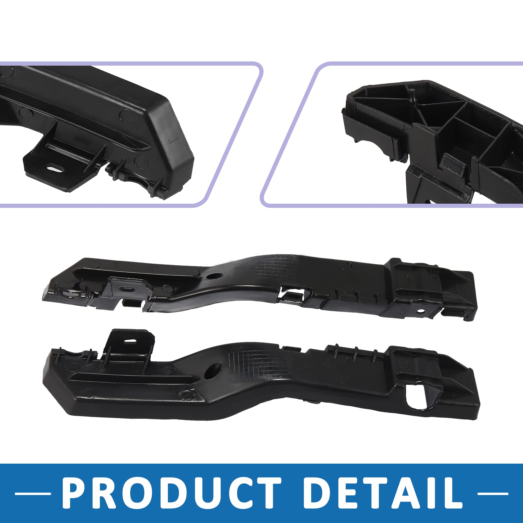A ABSOPRO Anteriore Paraurti Staffa Supporto per Dodge Journey 2009-2017 (2Set)