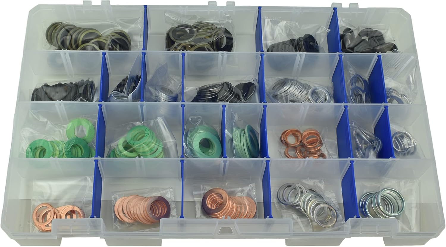 Buy Auto Supply # APC93000 - Master Oil Drain Plug Gasket Assortment Kit - 23 Styles / 283 Pieces