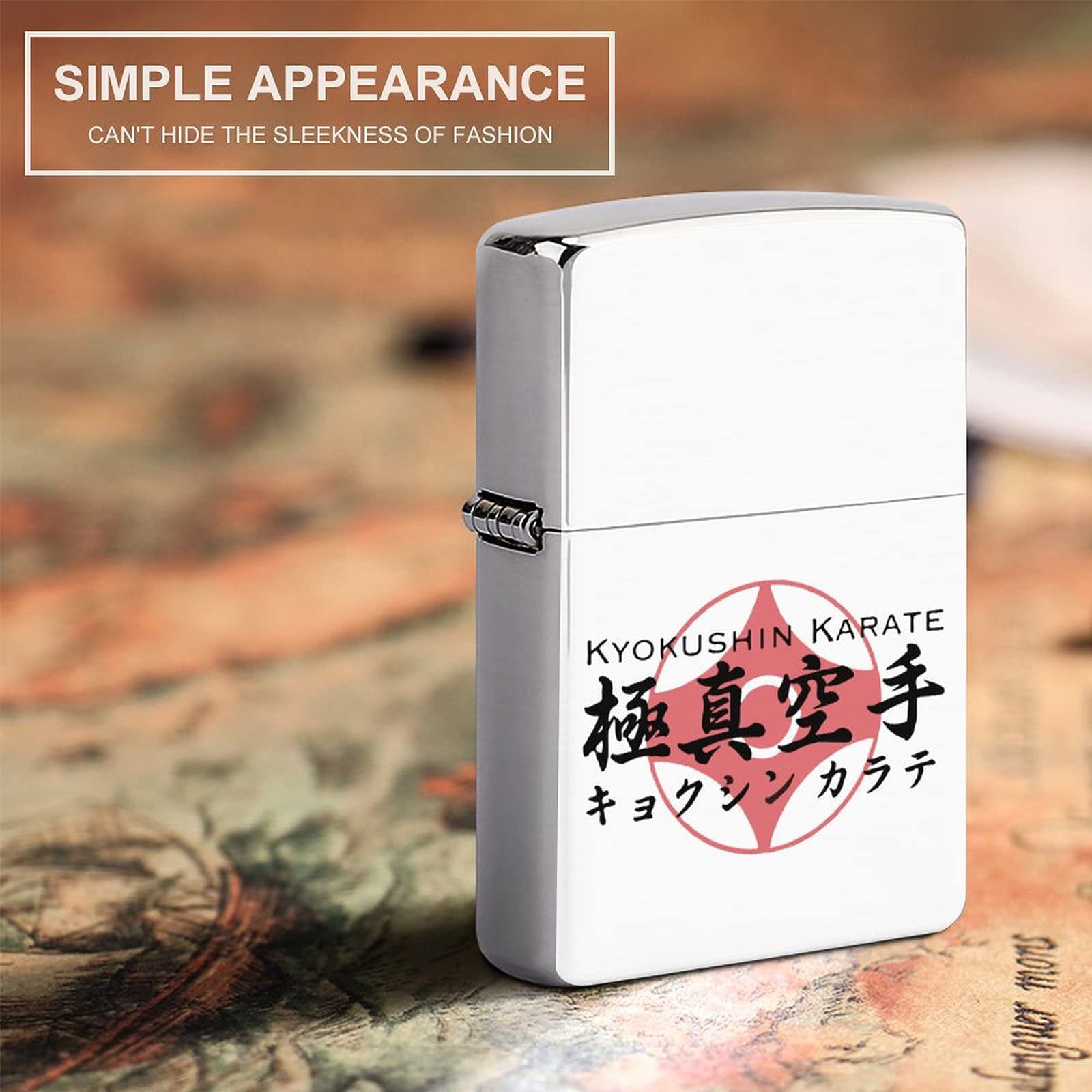 Amazon.co.jp: ライターケース デコ 極真空手 漢字 Zippo兼用ケース