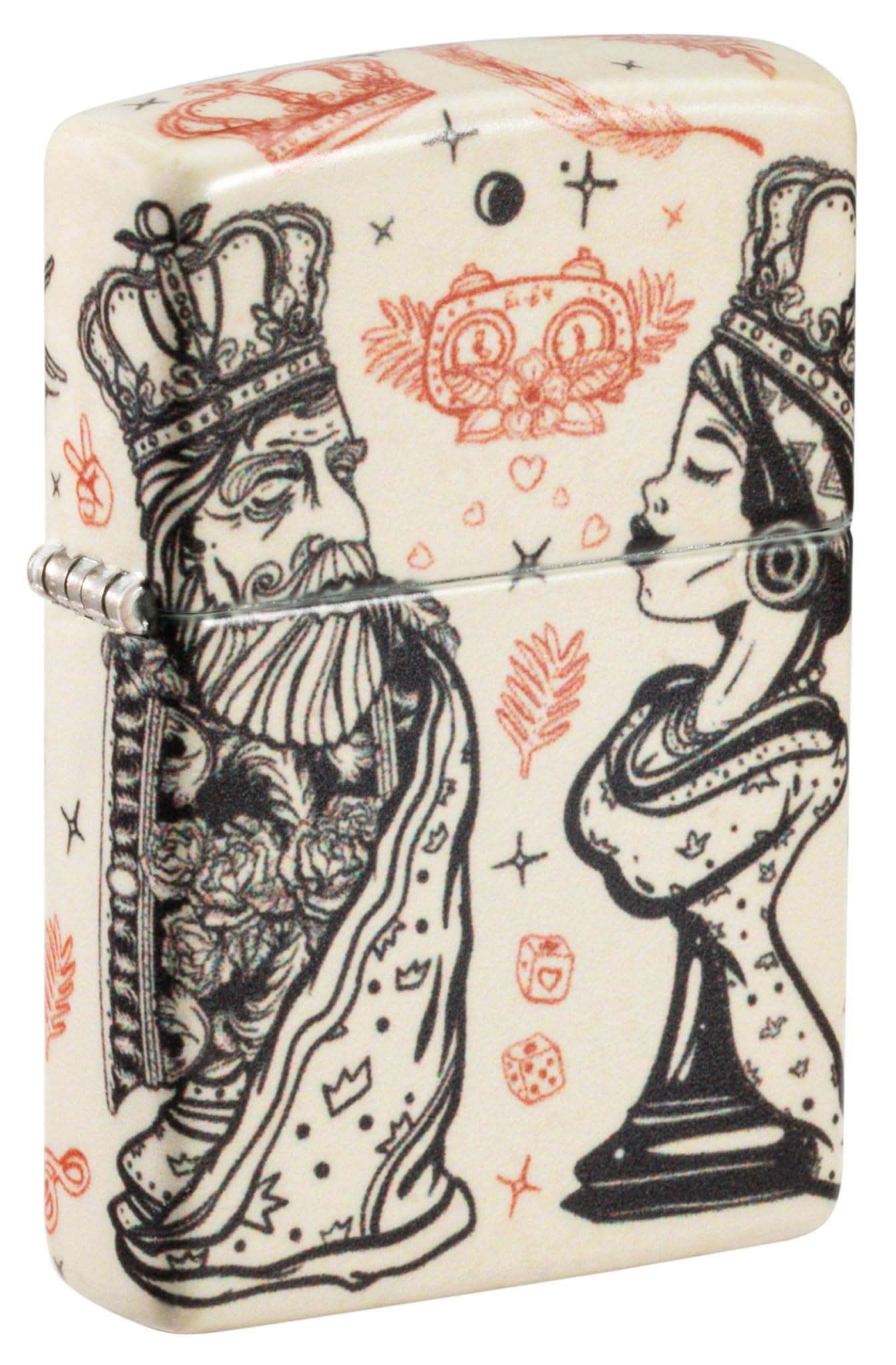 Zippo Windproof Lighter, Chess, 540°, Colour Image, Refillable, Reusable, Windproof Design, Gift Box, Made in USA