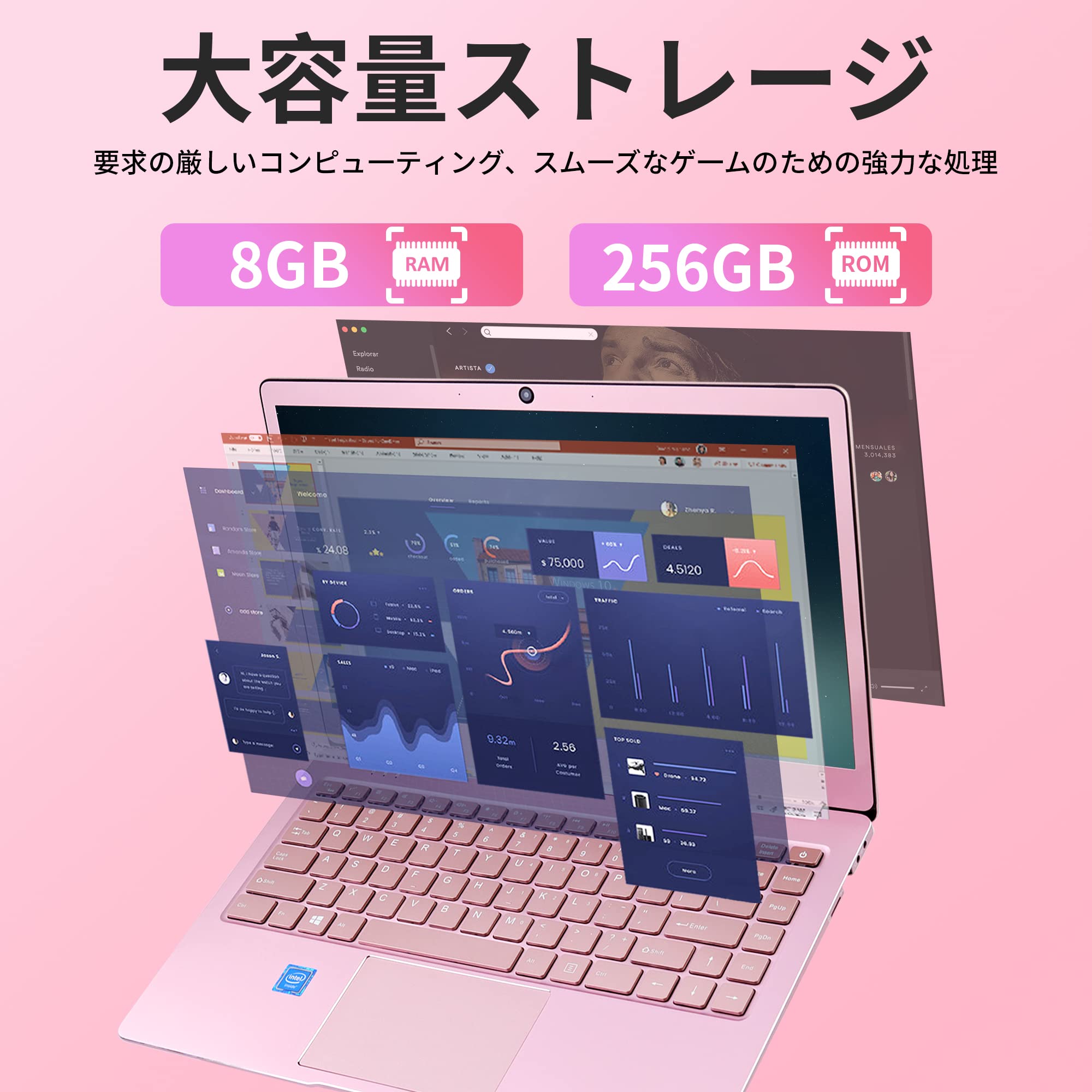 Amazon.co.jp: 【MS Office 2019/Windows 10標準搭載 】高級金属
