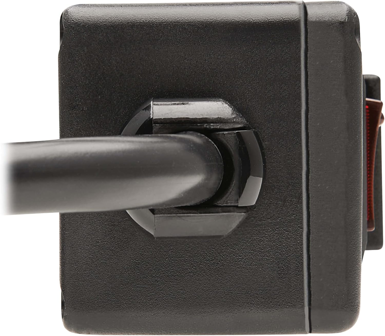 Tripp Lite Safe-IT Surge Protector with Coiled Power Cable, 6 Standard Outlets, Lighted On/Off Switch, 10 Foot Spiral Cord, 300 Joules, $10,000 Insurance (TLP610COILAM)