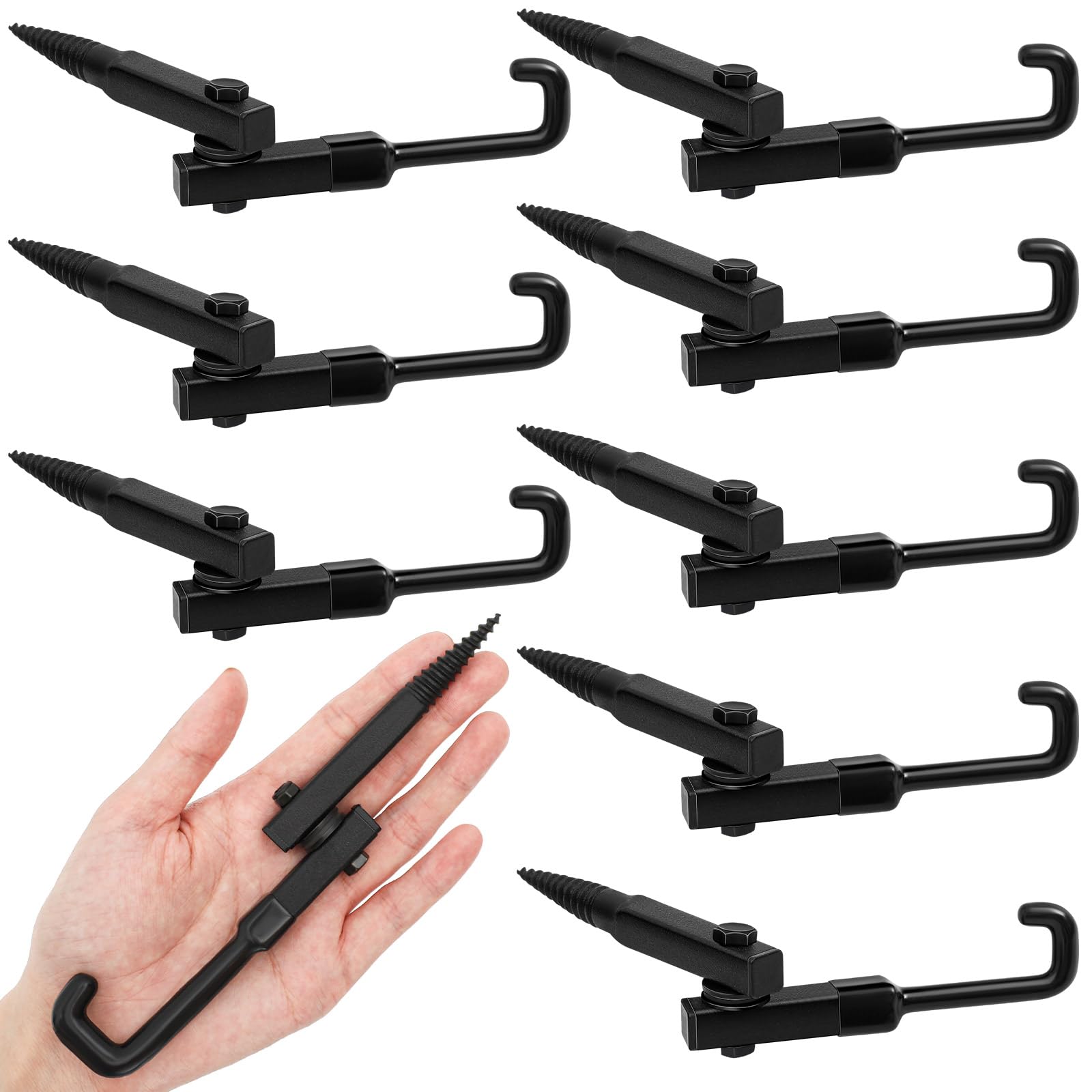 Sadnyy 3/6/8 Pcs 7 Inch Bow Hangers for Tree Stand