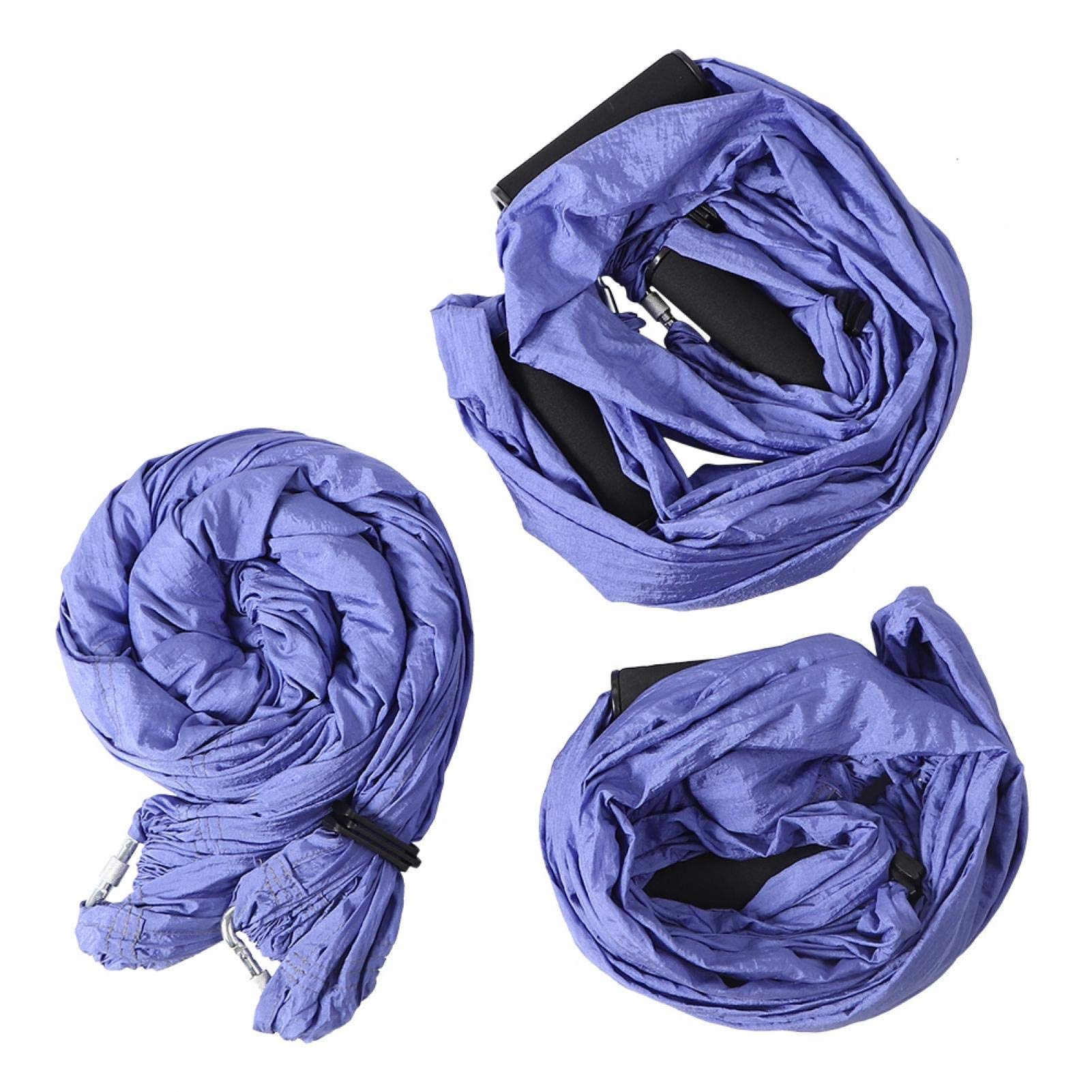 Tessuti in Nylon con Imbracatura per Altalena Aerea Amaca da Yoga Squisita fattura Traspirante antigravity tessuto per la Forma del Corpo(Elegant Paski