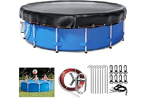 Solar Pool Cover for 30 Ft Round Above Ground Pools: Protection from...