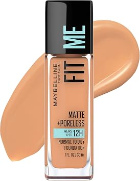 Maybelline New York Fit Me Foundation, 322 Warm Honey, 30ml