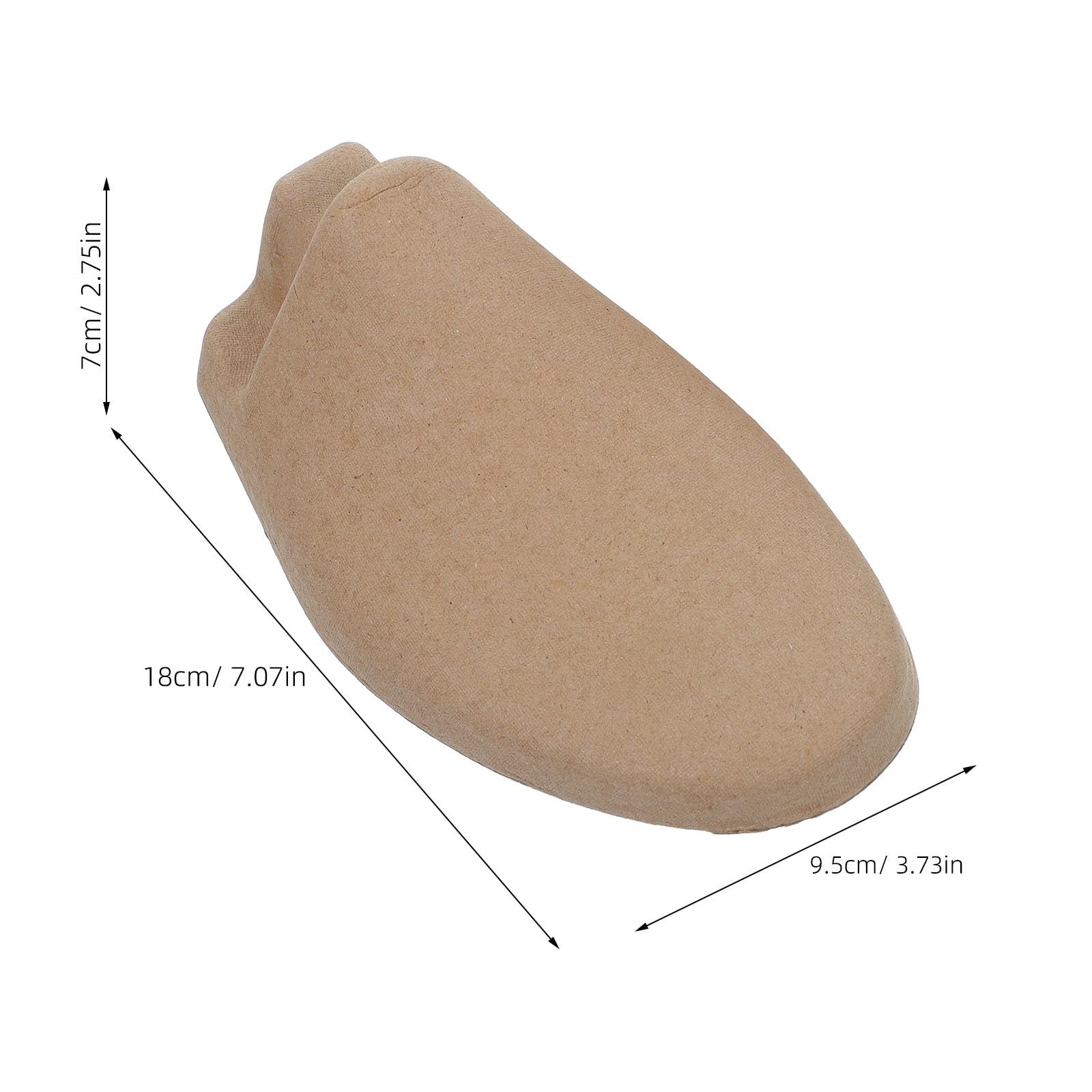 20 pares de hormas de pulpa de papel para zapatos - Soporte interior de papel para prevenir la deformación de zapatillas - Hormas para botas de cuero para tintorería (tallas EU 39-40)