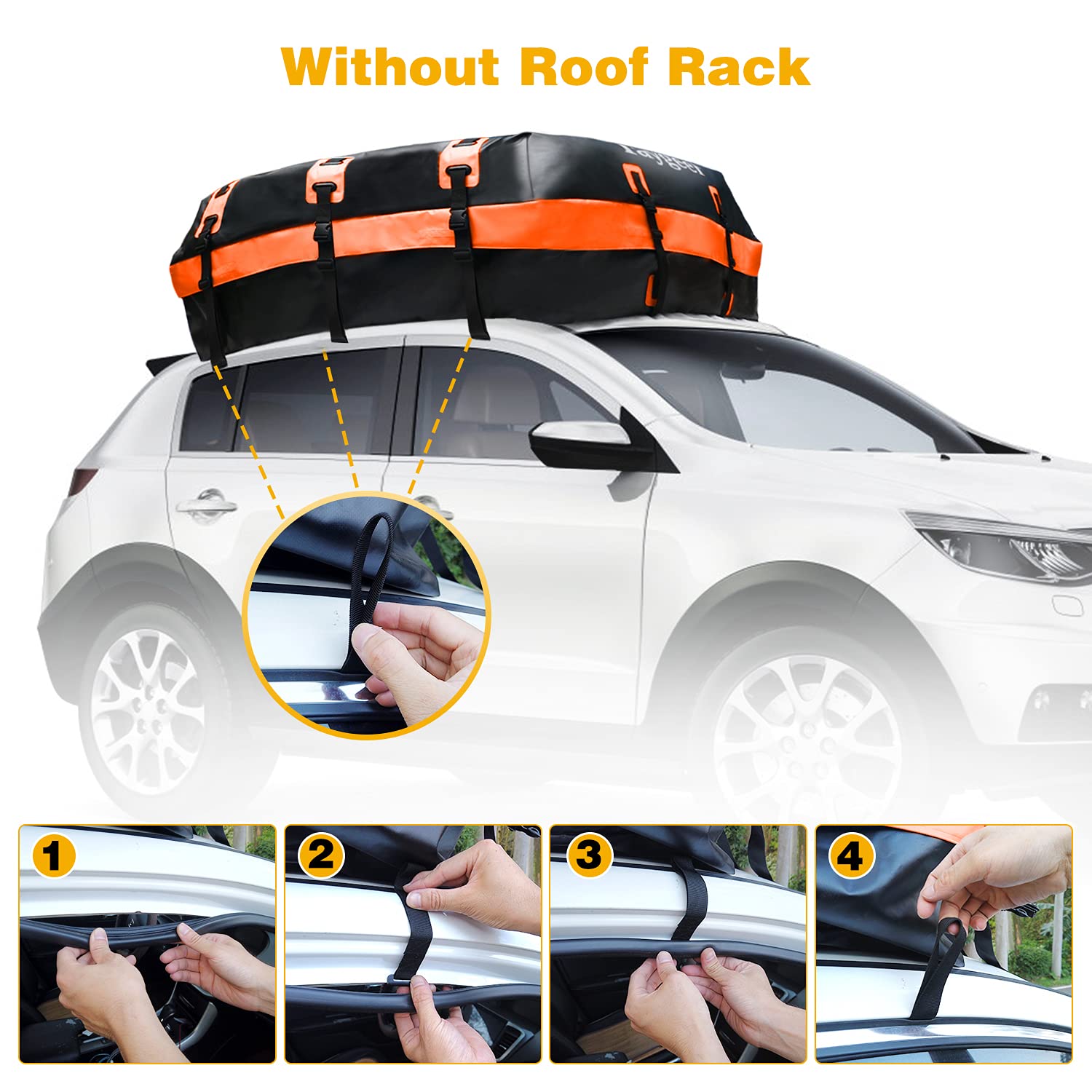Buy Rooftop Cargo Carrier, Waterproof Soft Car Top Carrier Roof Bag 21