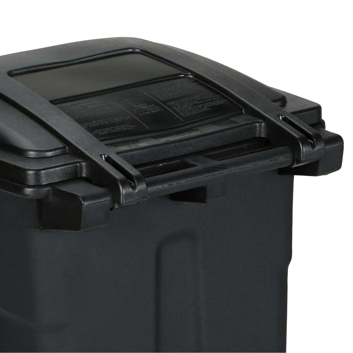 GardenNest 2-Pack 48-Gallon Heavy-Duty Garbage Cans with Rugged Wheels, Ergonomic Handles & Secure Lids, Impact-Resistant Plastic Trash Cans for Indoor & Outdoor Commercial Curbside Use