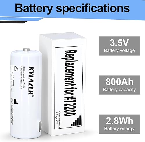 Miniatura 5 de Batería de repuesto para Welch Allyn 72200  Recargable  3.5v 800mAh  Batería de níquel-cadmio