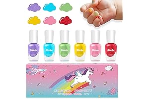 Kid-Friendly Nail Polish: Non-Toxic, Water-Based, Peel-Off Polish for Toddlers