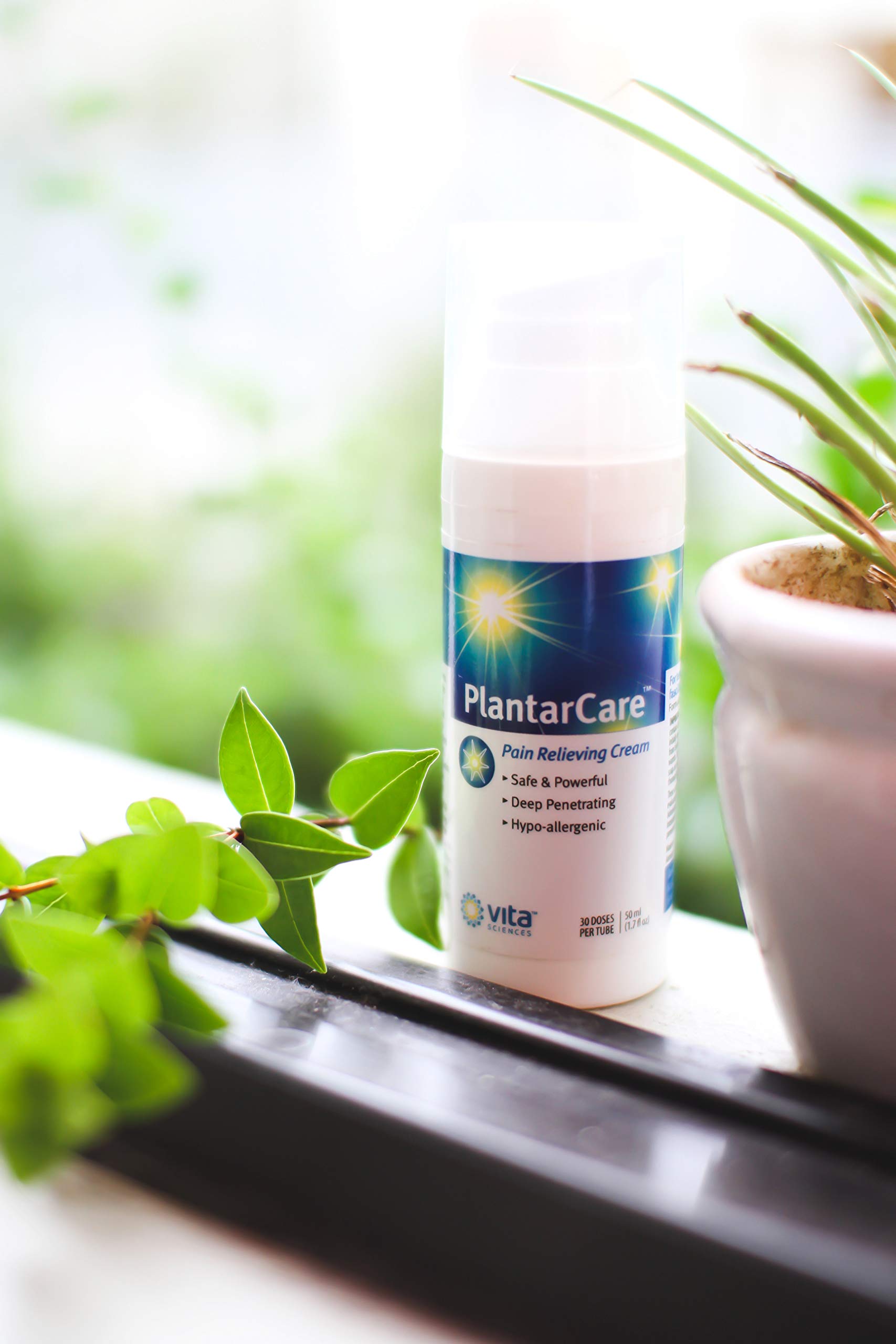 Plantar Fasciitis FastActing Foot & Heel Pain Relief Cream. Topical