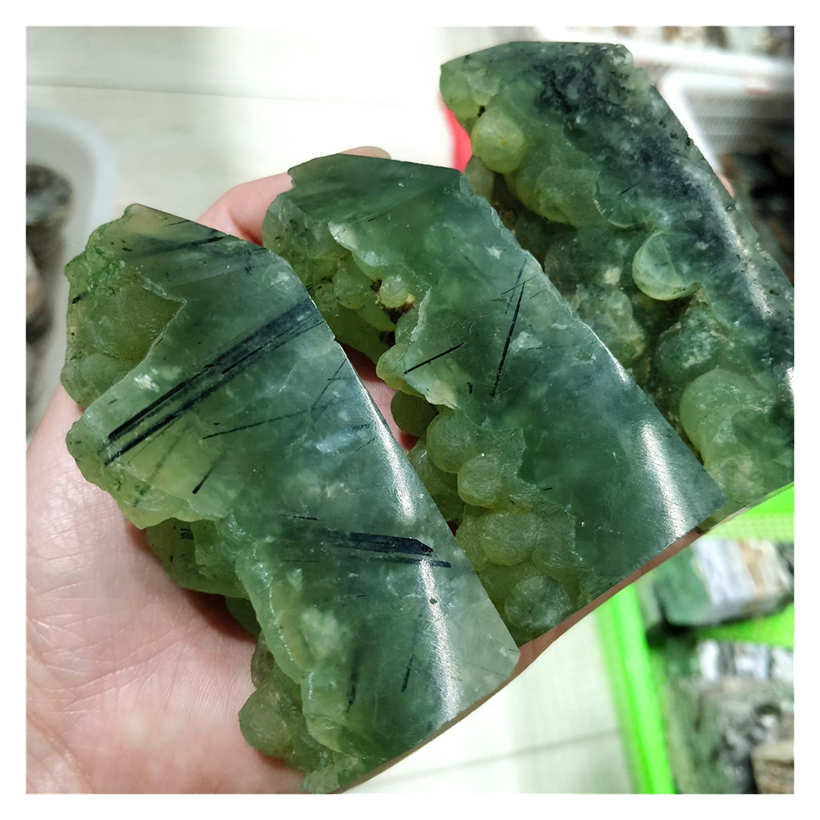 Prehrita punto de cristal en bruto de 160-180g ideal para regalar a coleccionistas
