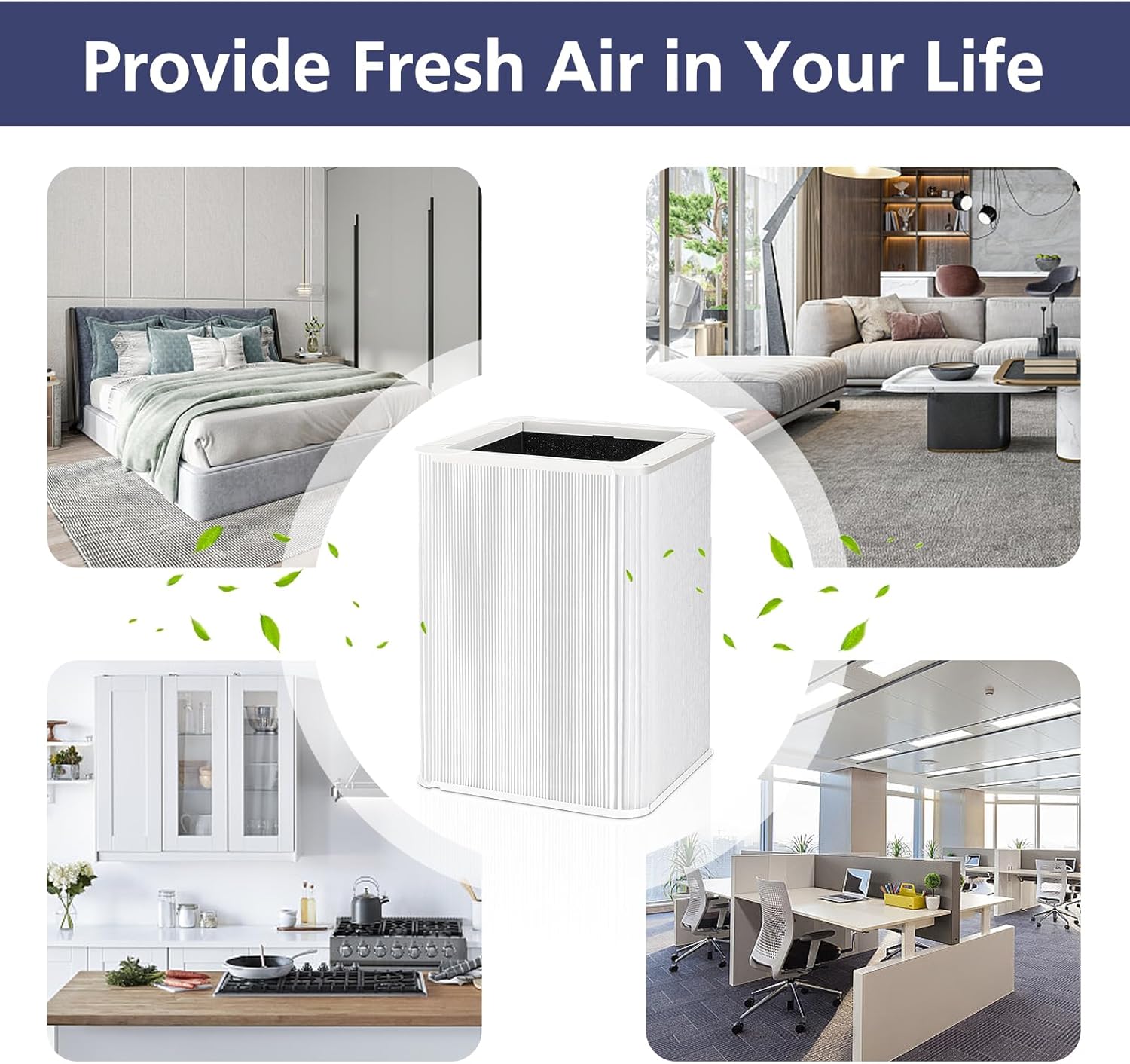 121 Replacement Filter Compatible with Blueair Blue Pure 121 Air Purifier, 2-in-1 HEPA Filters with Parti-cle and Activated Carbon Replacement Filter, 2 Pack - Image 6