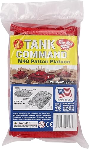 Miniatura 34 de TimMee - Tanques de juguete para hombres de plástico del ejército - Negro WW2 3pc - Hecho en Estados Unidos Negro,Bronceado del desi,Gris,Verde