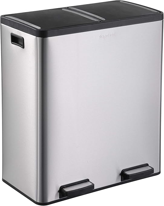 The Step N' Sort 18.5 Gallon Extra Large Capacity, SoftStep, Dual