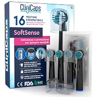 16 Testine Morbide Spazzolino Elettrico Ricambio Compatibile con Oral