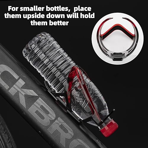 Miniatura 5 de ROCKBROS Portabotellas de Agua para Bicicleta Ultraligero, Jaulas para Botellas de Bicicleta con Tornillos y Herramienta, Soporte Universal para
