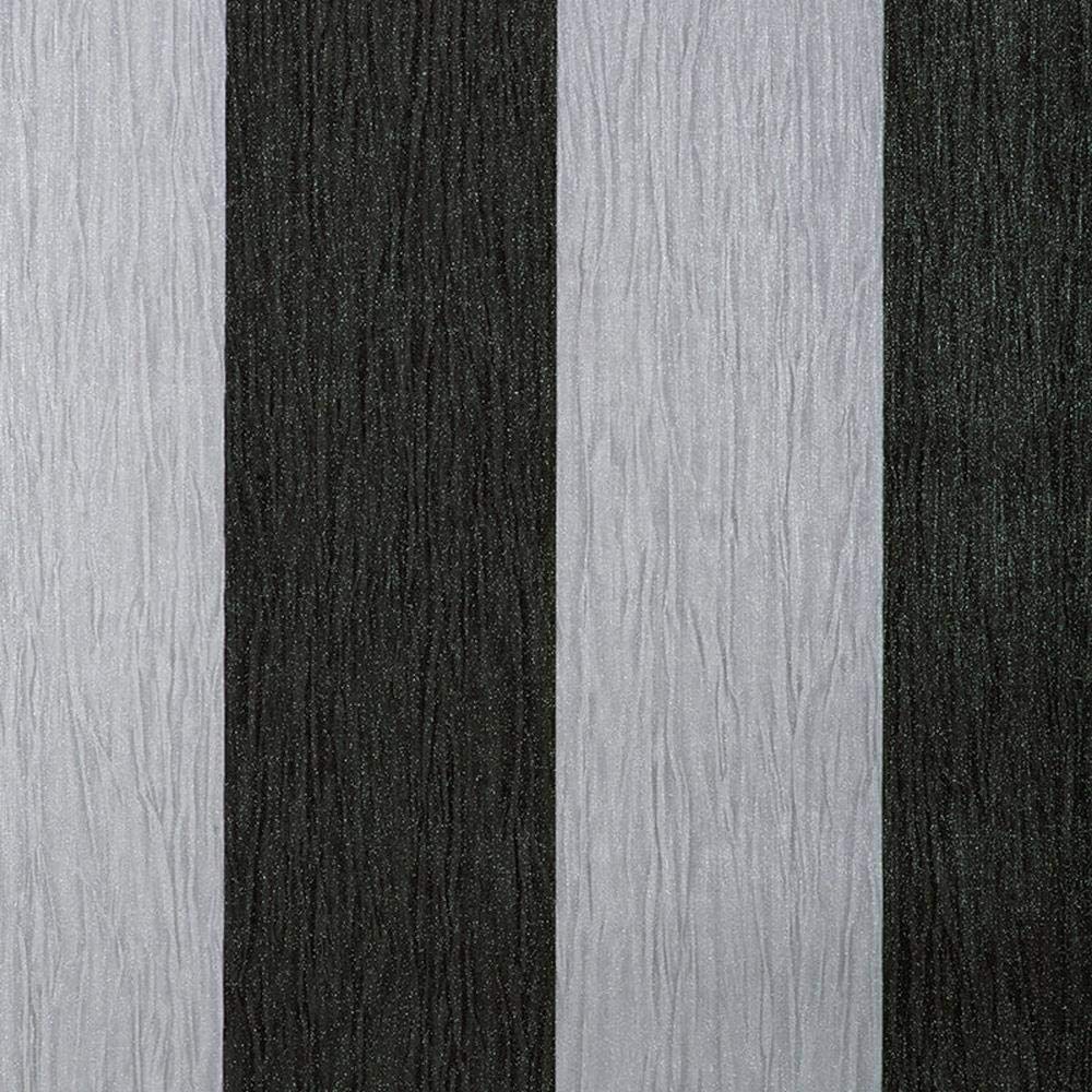 Yöl Silver,Black Crystal Stripe Wallpaper Black Silver Glitter Sparkle Striped Textured Vinyl From