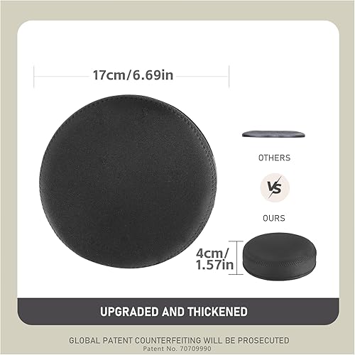 Miniatura 3 de Yoga Knee Pad, 1.57 Inch Thick, Memory Foam and EPE Foam, Waterproof and Non-Slip, for Knees Elbows Wrist Hands Head Yoga Pilates Work Out Kneeling