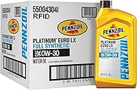 Vista 9 de Pennzoil Platinum Euro L - Aceite de motor sintético completo 5W-30, 1 cuarto de galón