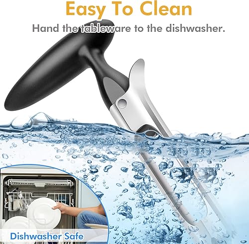 Miniatura 7 de Descorazonador de manzana, herramienta descorazonadora de manzana de acero inoxidable premium, mango ergonómico resistente, fácil de usar y limpiar,