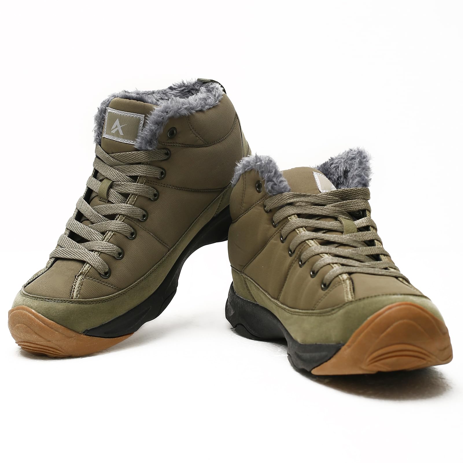 Azooken Scarpe da Trekking Stivali da Escursionismo in Pelle Impermeabile per Invernali Uomo Outdoor Cinque colori Uomo Donna 36-48
