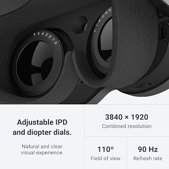 HTC Vive XR Elite Headset with Controllers + Wired Streaming Cable