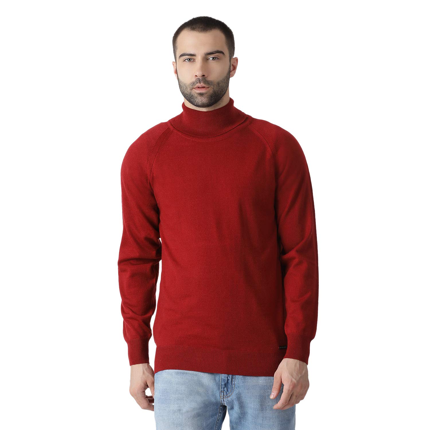 Monte Carlo Maroon Solid Wool Blend 