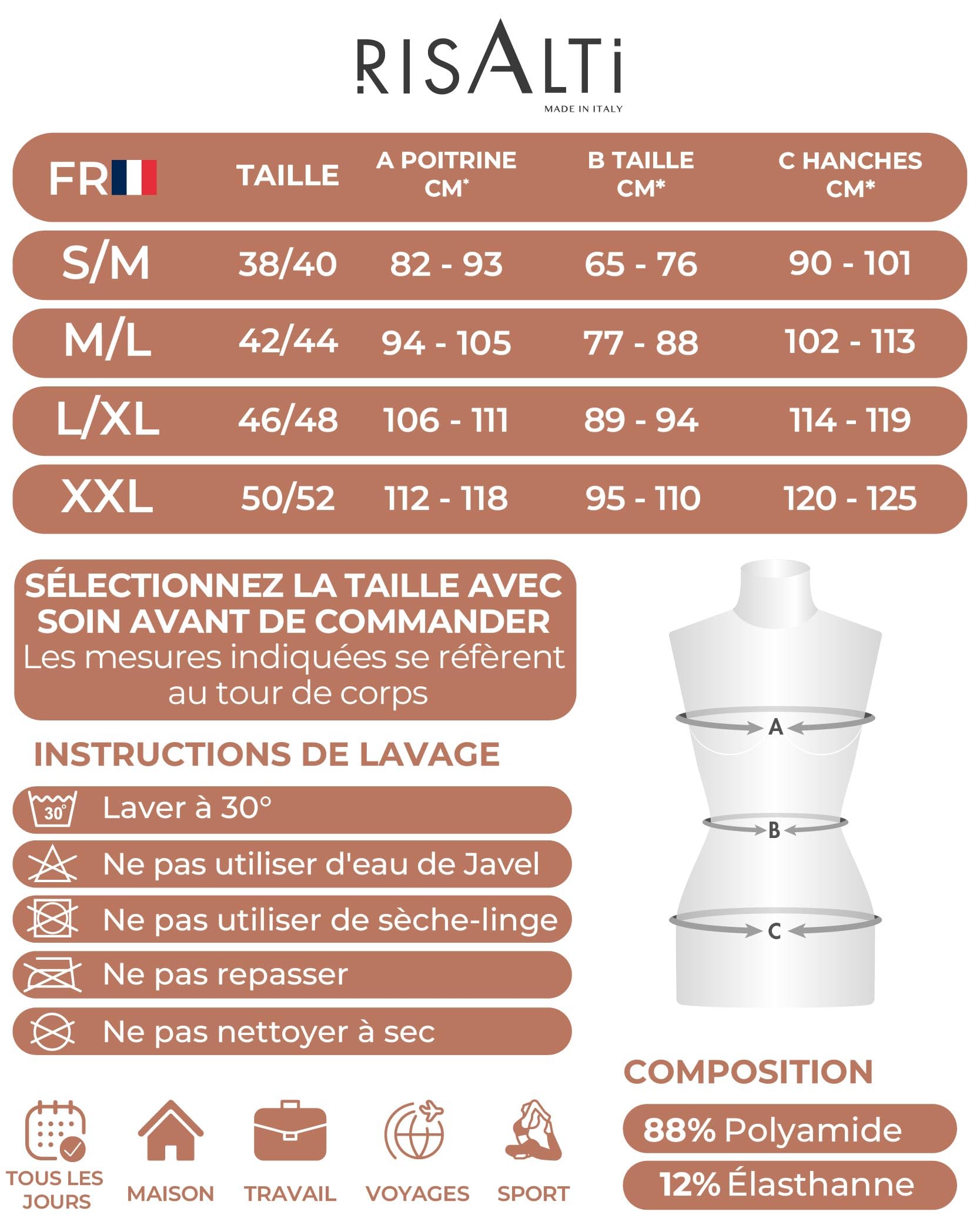 Risalti Débardeur Femme Galbant Et Modelant - Top Femme Bretelle Large, Débardeur Microfibe Sans Couture, Plus Doux En Coton - Made In Italy