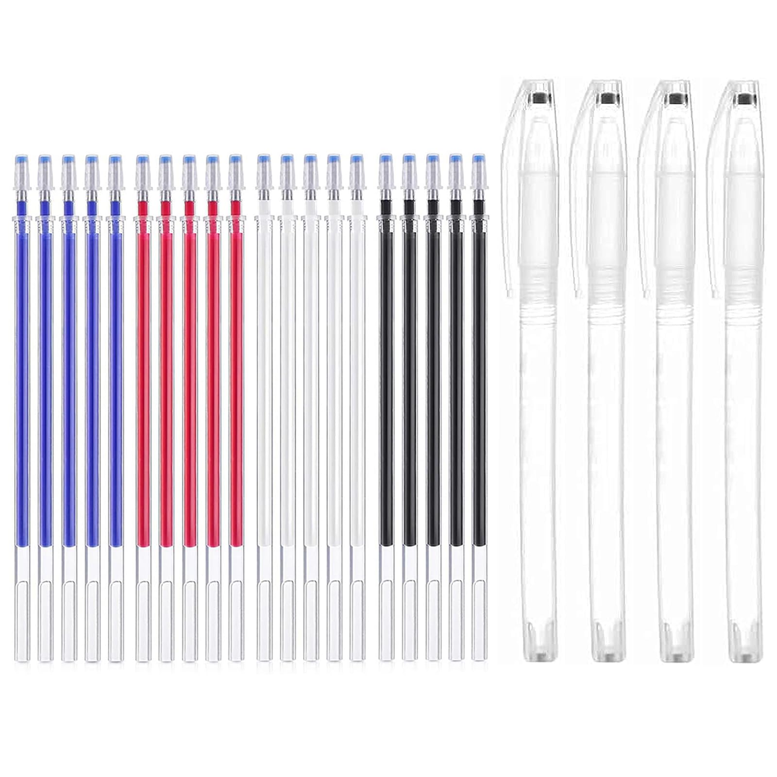 Amazon.co.jp: LIANHATA チャコペン 24本セット 4色 熱で消える 裁縫用