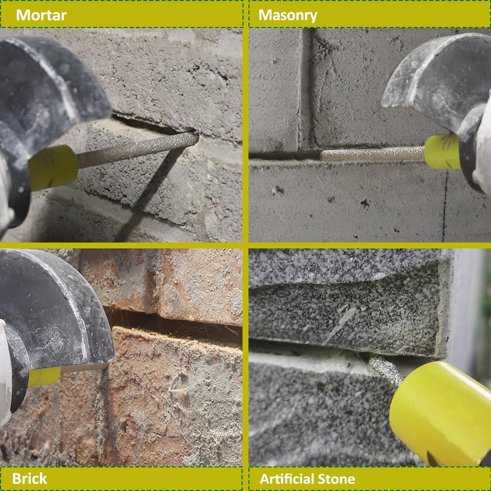 Snapklik.com : Diamond Mortar Raking Bit 5/16 X 4