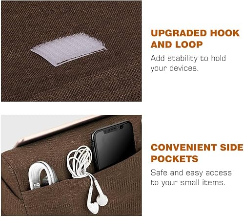 Miniatura 4 de MoKo Soporte de almohada para tableta, soporte de almohada de cama suave regalo de Navidad para almohadilla de hasta 11 pulgadas, se adapta a iPad