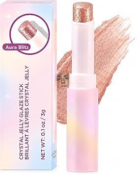 Cream Shimmer Eyeshadow Stick, Rose-Gold Metallic Eye Shadow, 1 Count