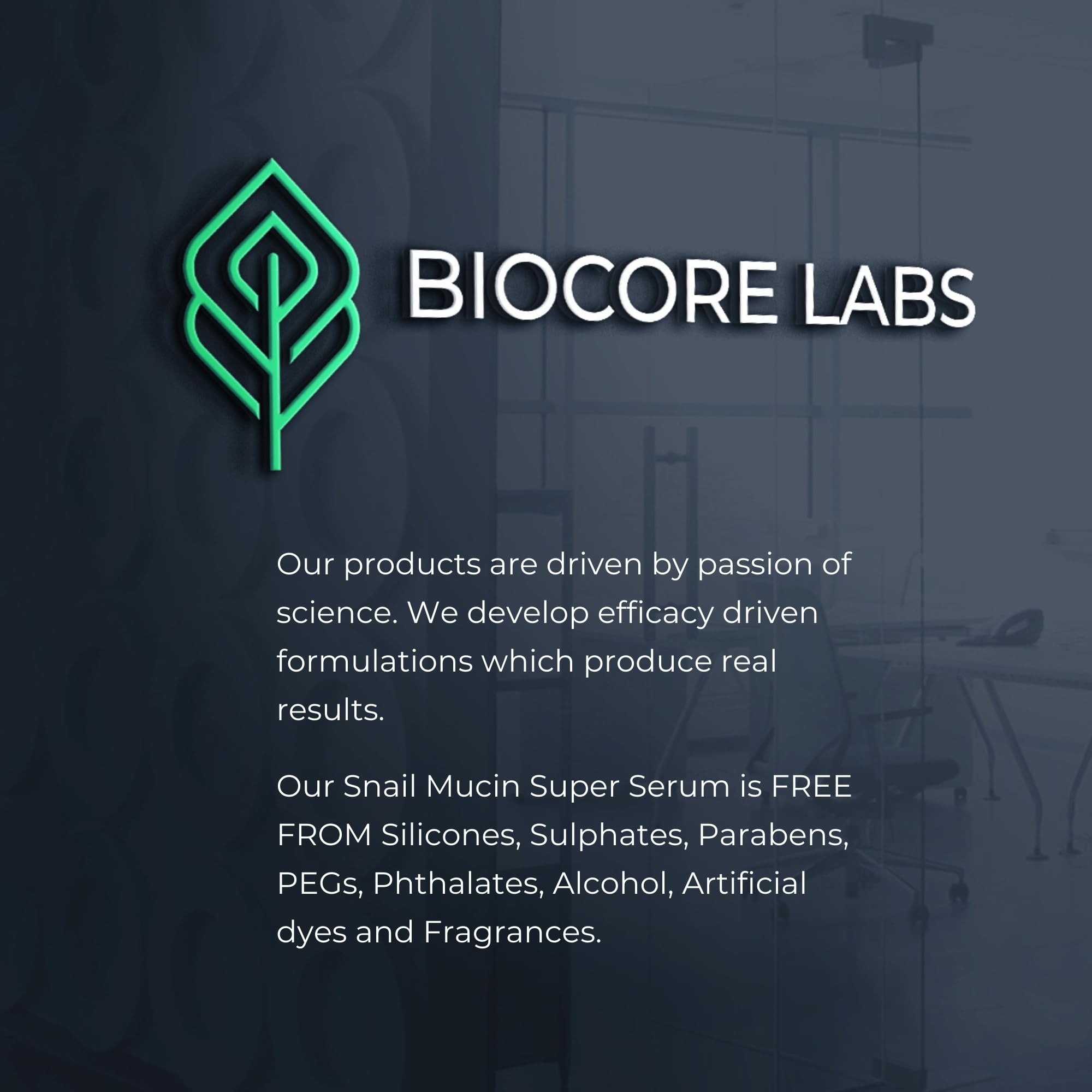 Advanced 3 IN 1 SNAIL MUCIN SUPER SERUM infused with FACELIFT Peptide by BIOCORE LABS™ Plumping,Moisturizing,Healing Serum for face 100ml 3.38 FL. OZ.