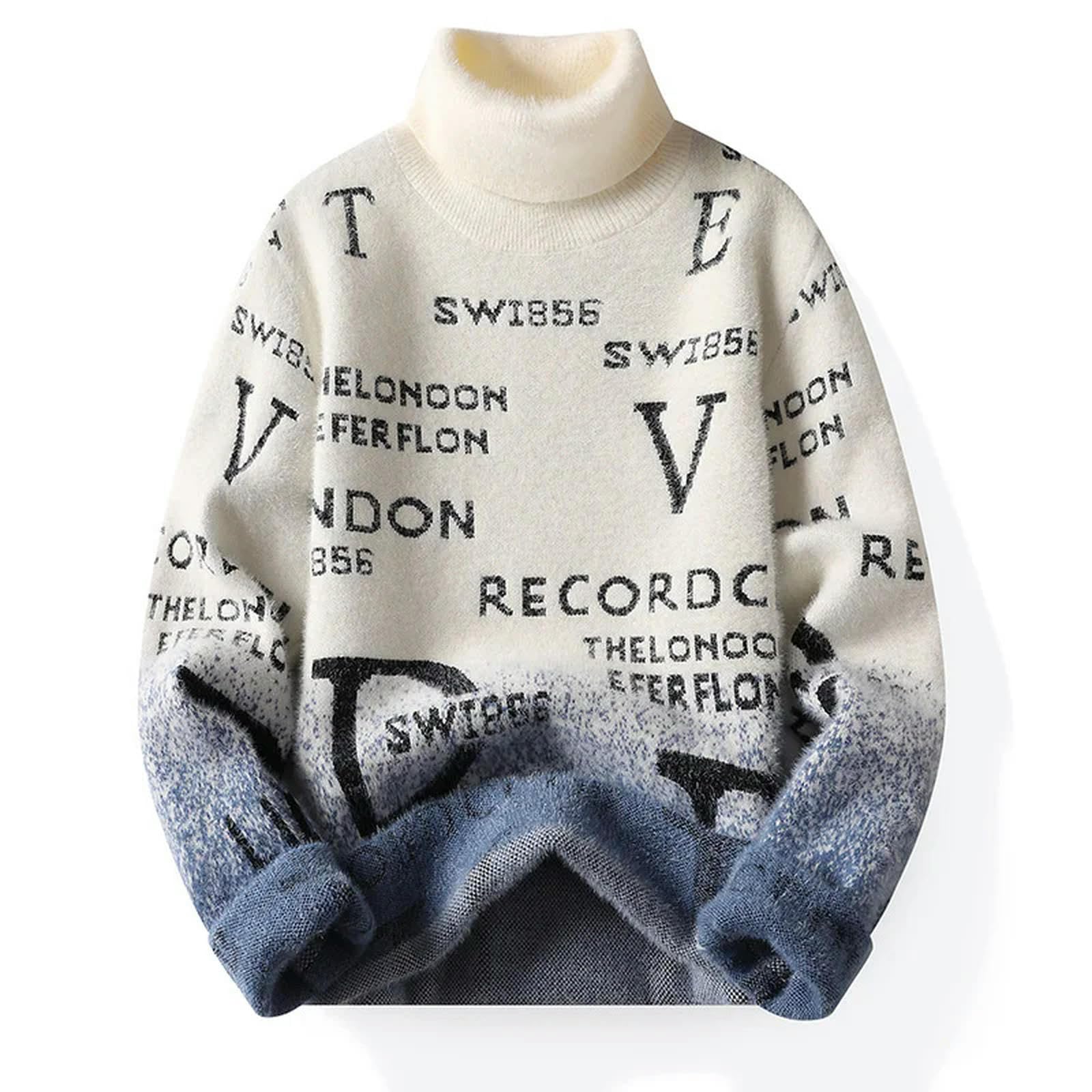 MdybF MdbF Męski sweter do pracy męski sweter zimowy sweter z dzianiny męskie dzianiny zagęszczony sweter męski z dzianiny