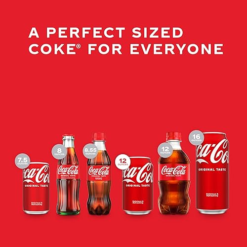 Miniatura 7 de Coca-Cola Mini-latas 75 onzas líquidas paquete de 24