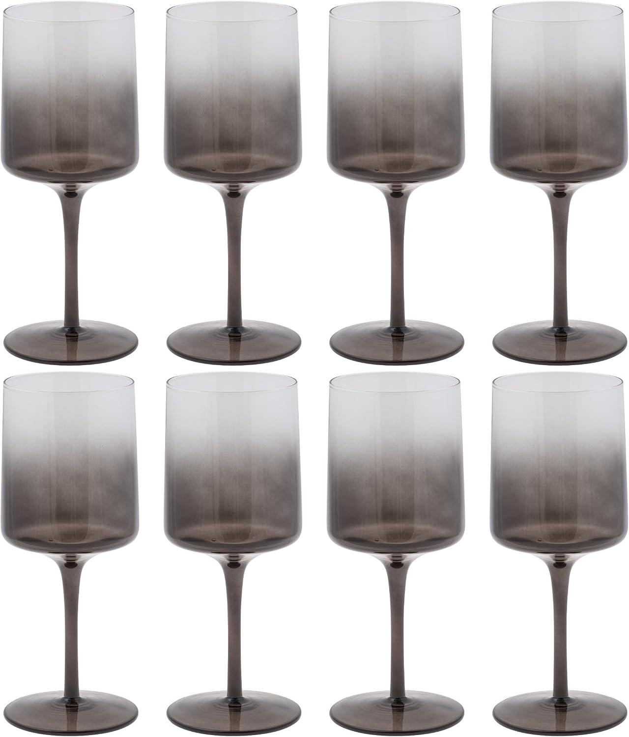 Karma Mid Century Wine Glass Olive Set Of Eight