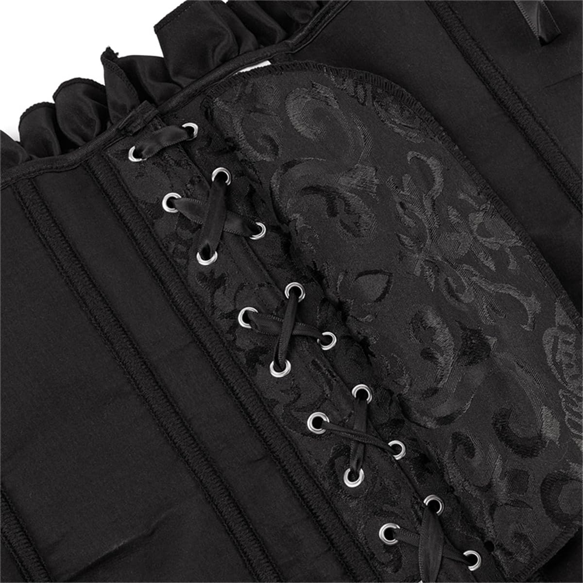 Corset Femme Sexy Steampunk Gothique Bustier Grande Taille pour Halloween, Carnaval, Jeu de rôle