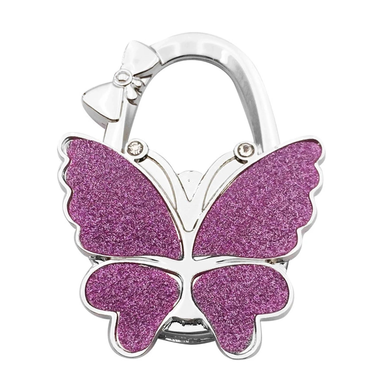 ZYAGH Elegant Bag Hook Portable Butterfly Bowknot Table Hanger(004)