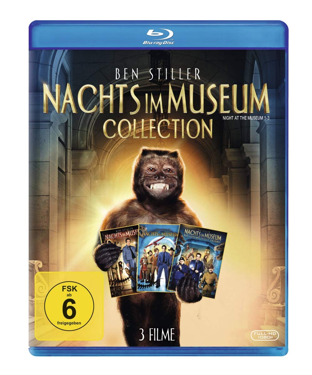 Nachts im Museum 1-3 3 Blu-ray