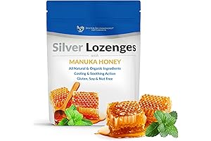 Silver Lozenges with Organic Manuka Honey and Vitamin C